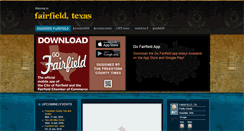 Desktop Screenshot of fairfieldtexas.com