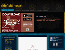 Tablet Screenshot of fairfieldtexas.com